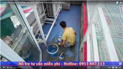 Thi Công Chống Thấm Sàn Mái Bê Tông Bằng Vật Liệu Chống Thấm 2 Thành Phần Đàn Hồi Aquashutter