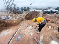 Thử Nghiệm Kéo Lực Bulong M42 Thi Công Bằng Keo Bossong BCR 300 Tại Công Trình Thực Tế