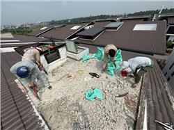 Thi Công Sửa Chữa Chống Thấm Nóc Tum Thang Máy Bằng Vật Liệu Aquashutter UBE Nhật Bản