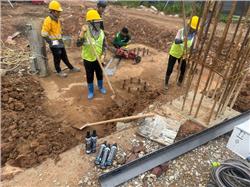 Thử Nghiệm Kéo Lực Và Khoan Cấy Bulong M42 tại KCN Hiệp Hòa – Bắc Giang