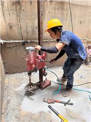 Khoan Cấy Bulong Cẩu Tháp M42 Tại Tây Hồ - Hà Nội Bằng Keo Bossong BCR 400 VPlus Tropical