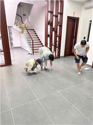 Thi Công Sửa Chữa Mạch Epoxy Sàn Phòng Khách Tại Thạch Thất 