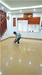 Thi Công Chít Mạch Phòng Khách Bằng Keo Tebond Epoxy TB03 Bạc Ánh Kim Tại Hà Đông, Hà Nội
