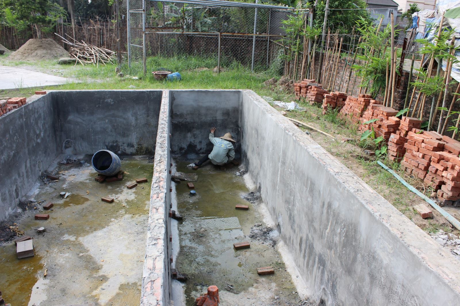 chống thấm bể bơi