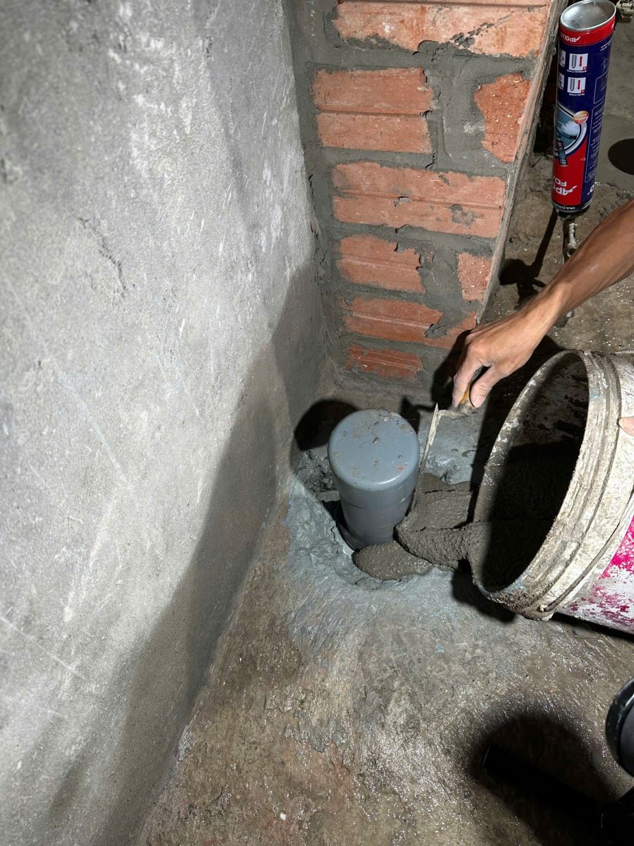 chống thấm cổ ống