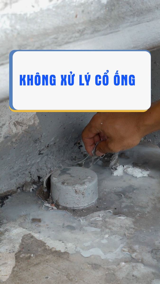 chống thấm cổ ống