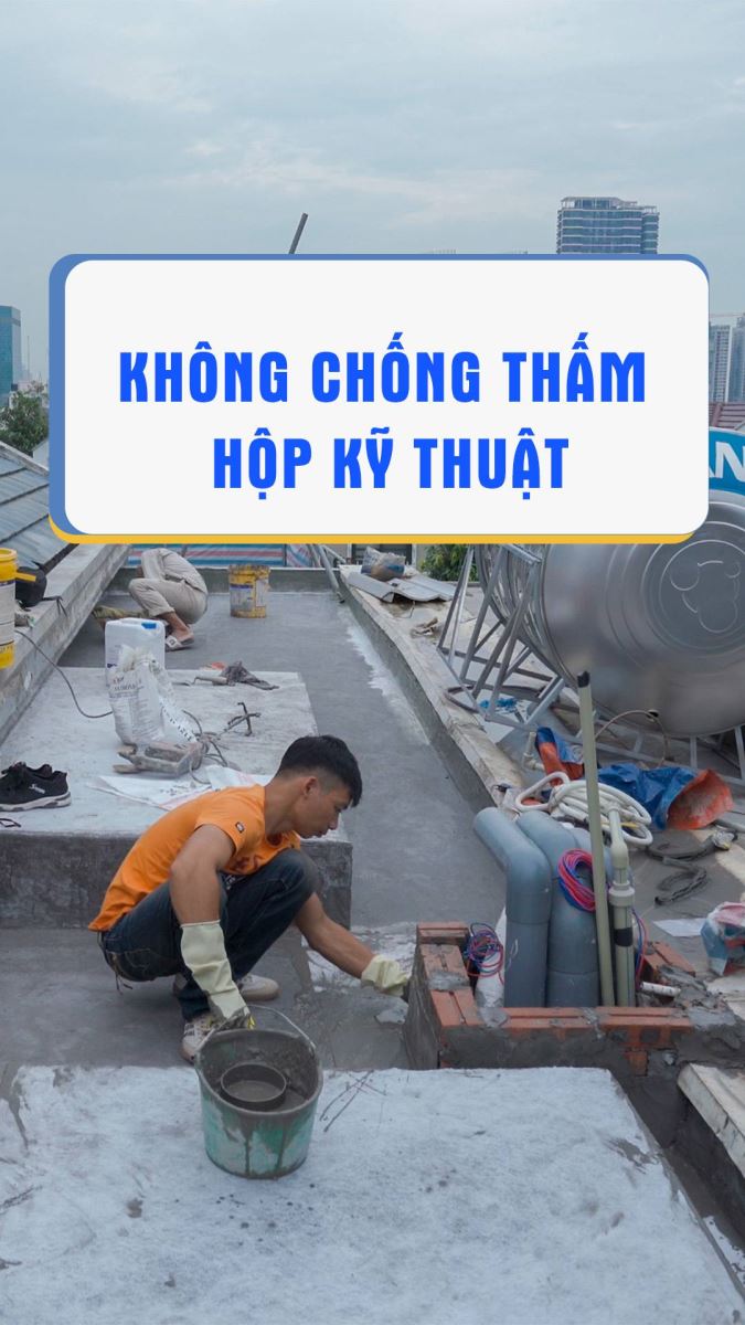 chống thấm hộp kỹ thuật