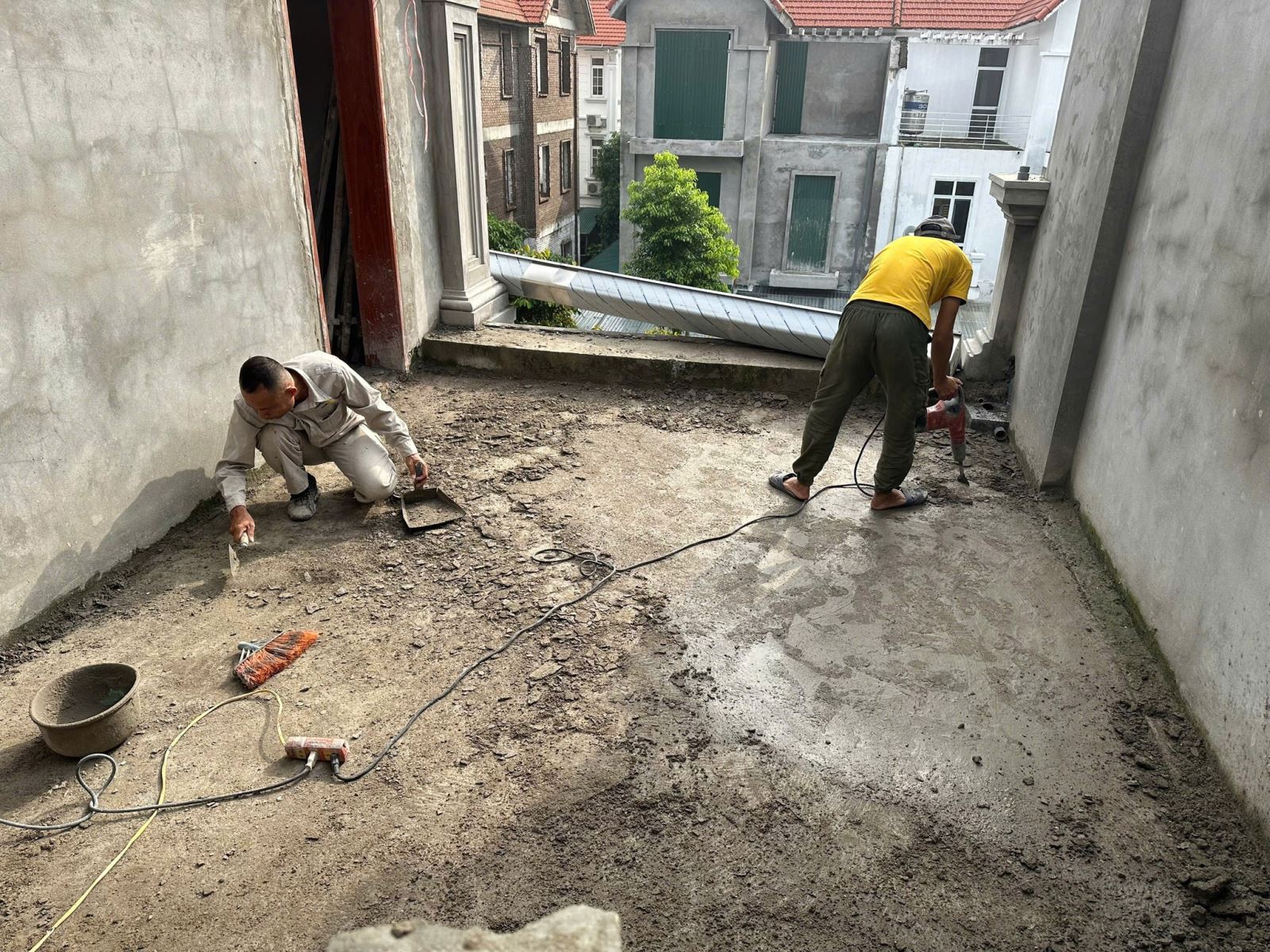 chống thấm sàn mái