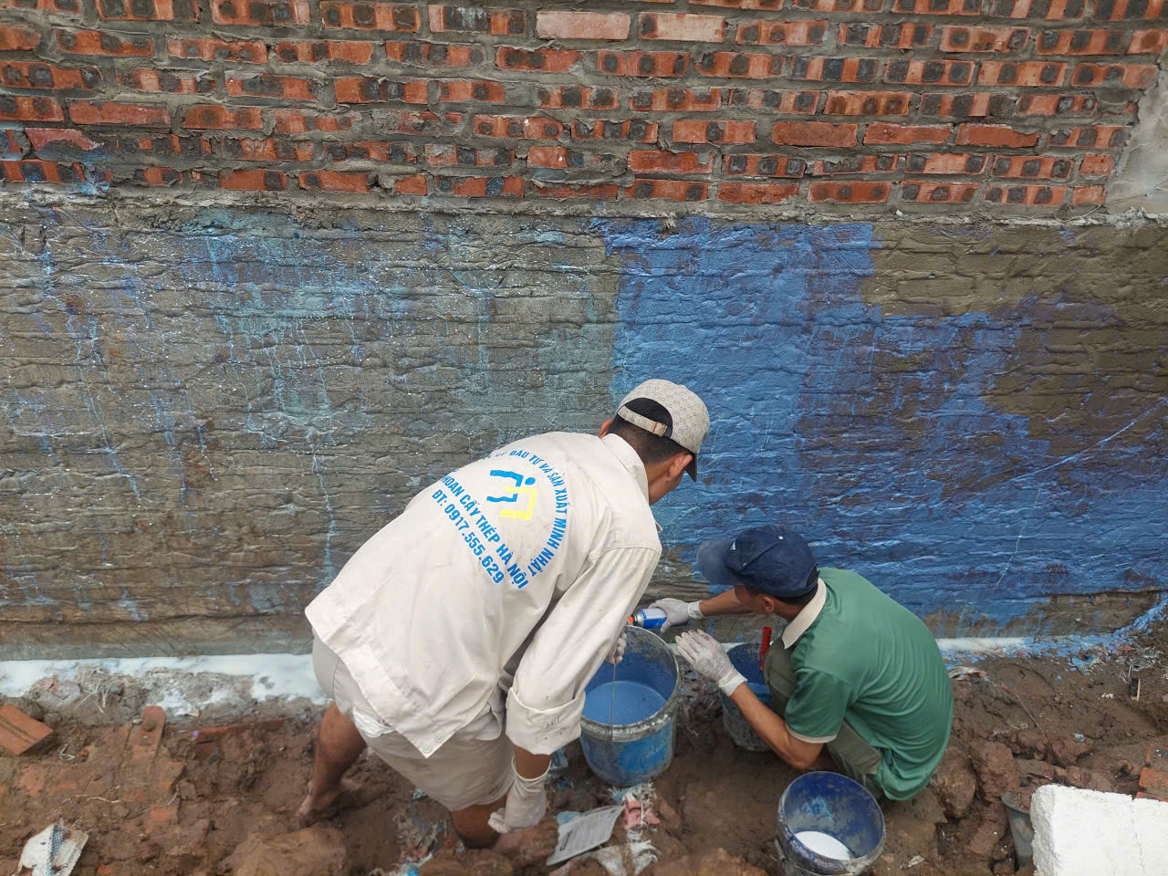 chống thấm vách tầng hầm