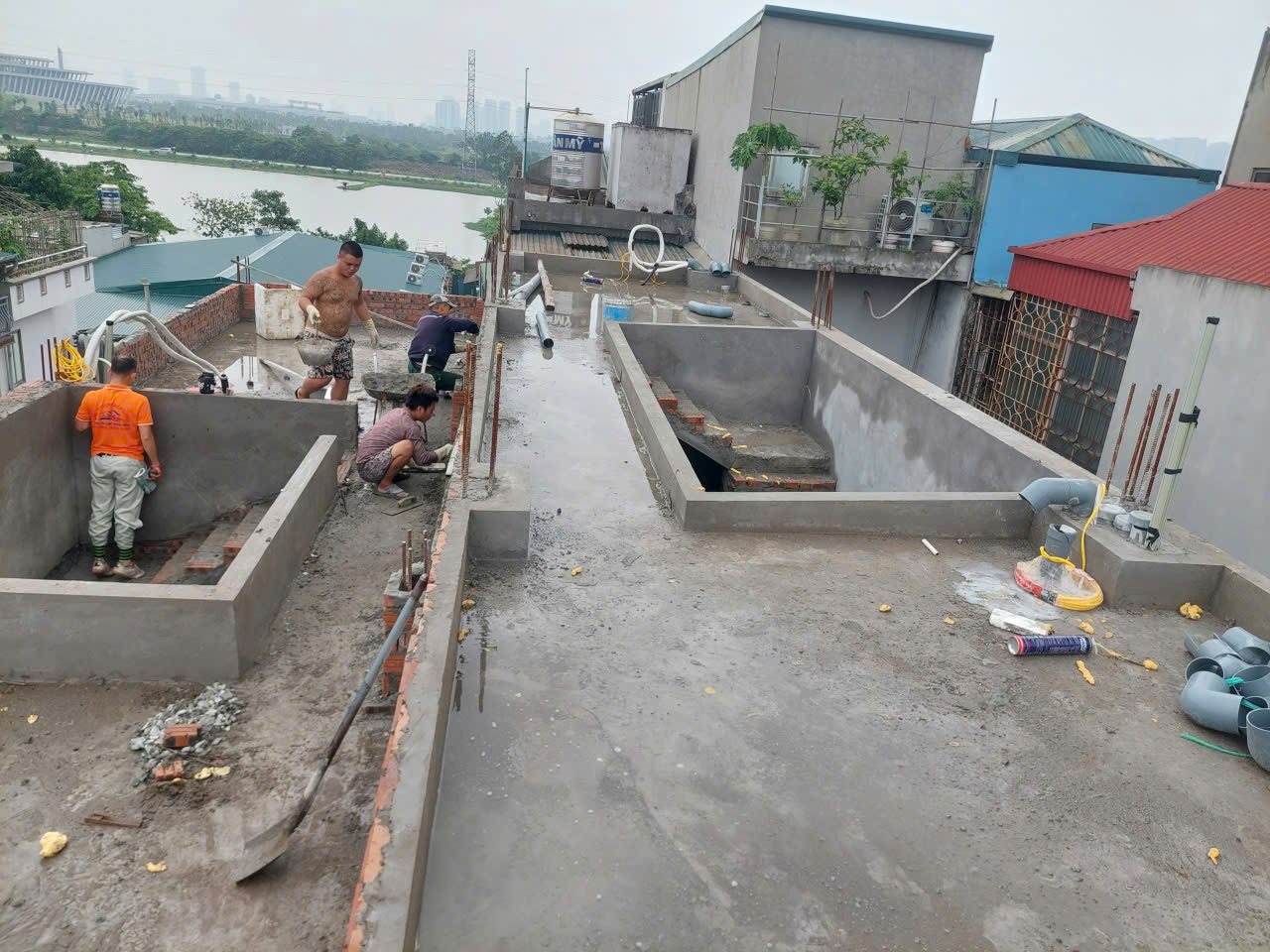 chống thấm sàn mái bằng